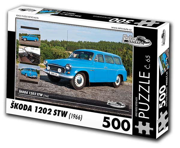 Puzzle č. 65 - Škoda 1202 STW 1966 - 500 dílků