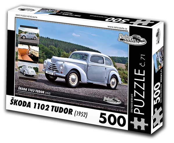 Puzzle č. 71 - Škoda 1102 Tudor 1952 - 500 dílků