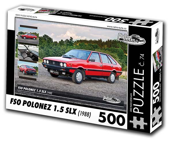 Puzzle č. 74 - FSO Polonez 1.5 SLX 1988 - 500 dílků