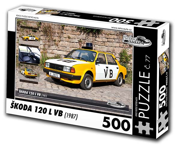 Puzzle č. 77 - Škoda 120 L VB 1987 - 500 dílků