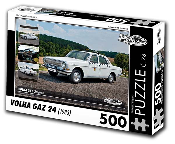 Puzzle č. 78 - Volha GAZ 24 1983 - 500 dílků