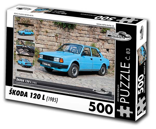 Puzzle č. 83 - Škoda 120 L 1985 - 500 dílků