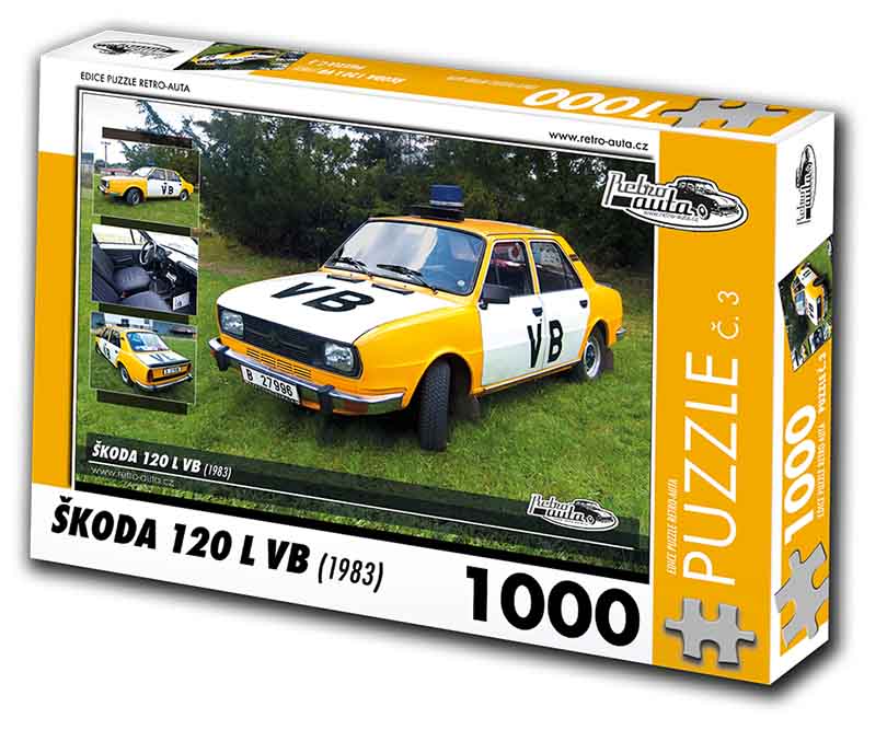 Puzzle č. 3 - Škoda 120L VB 1983 - 1000 dílků