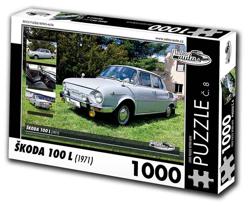 Puzzle č. 8 - Škoda 100 L 1971 - 1000 dílků