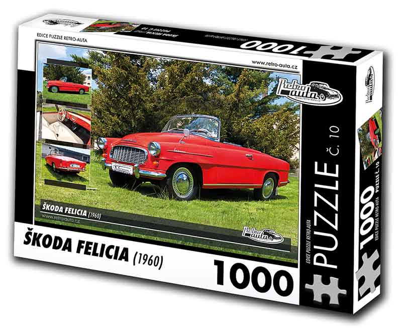 Puzzle č. 10 - Škoda Felicia 1960 - 1000 dílků