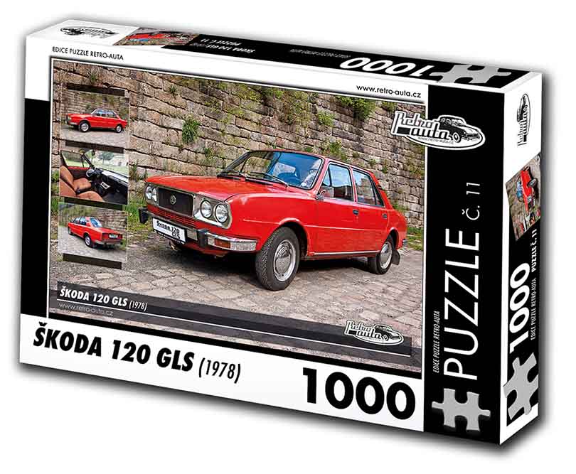 Puzzle č. 11 - Škoda 120 GLS 1978 - 1000 dílků