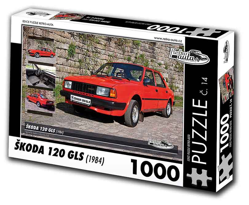 Puzzle č. 14 - Škoda 120 GLS 1984 - 1000 dílků