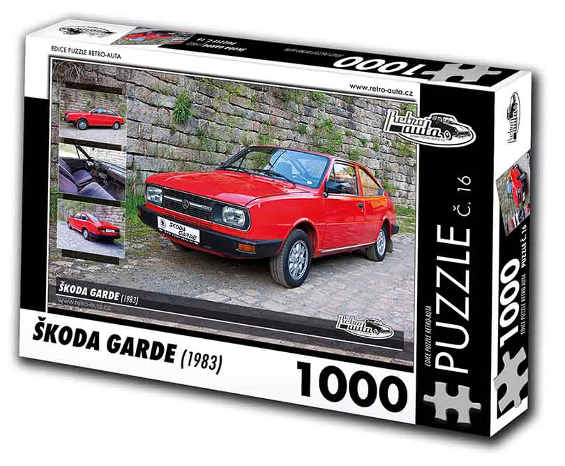 Puzzle č. 16 - Škoda Garde 1983 - 1000 dílků