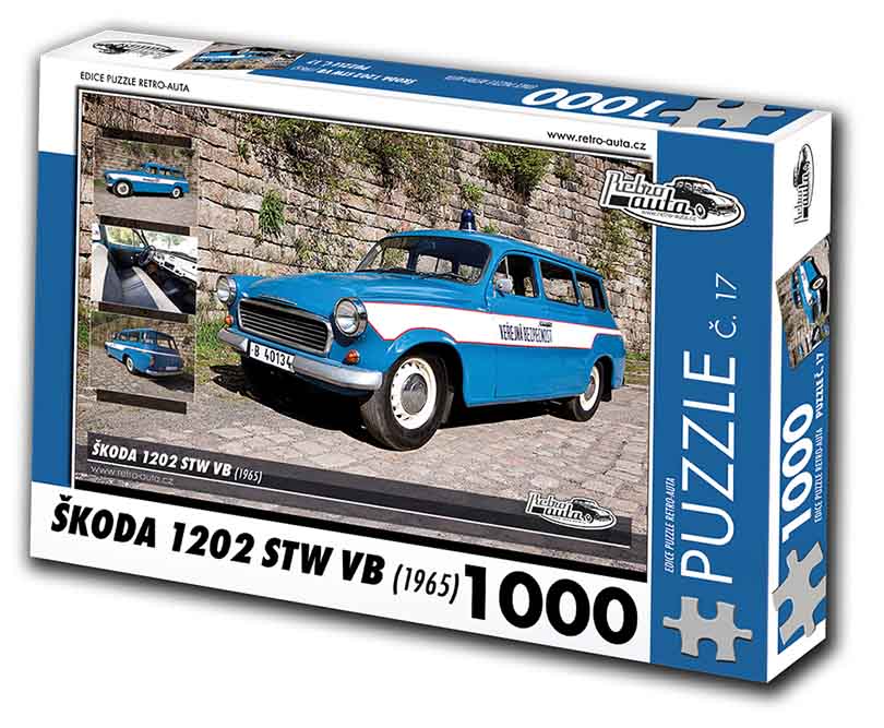 Puzzle č. 17 - Škoda 1202 STW VB 1965 - 1000 dílků