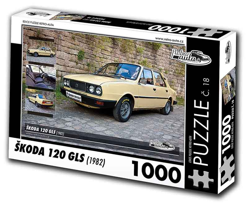 Puzzle č. 18 - Škoda 120 GLS 1982 - 1000 dílků