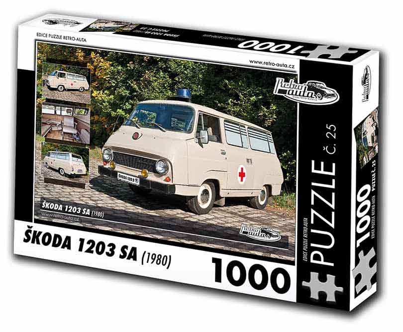 Puzzle č. 25 - Škoda 1203 SA 1980 - 1000 dílků