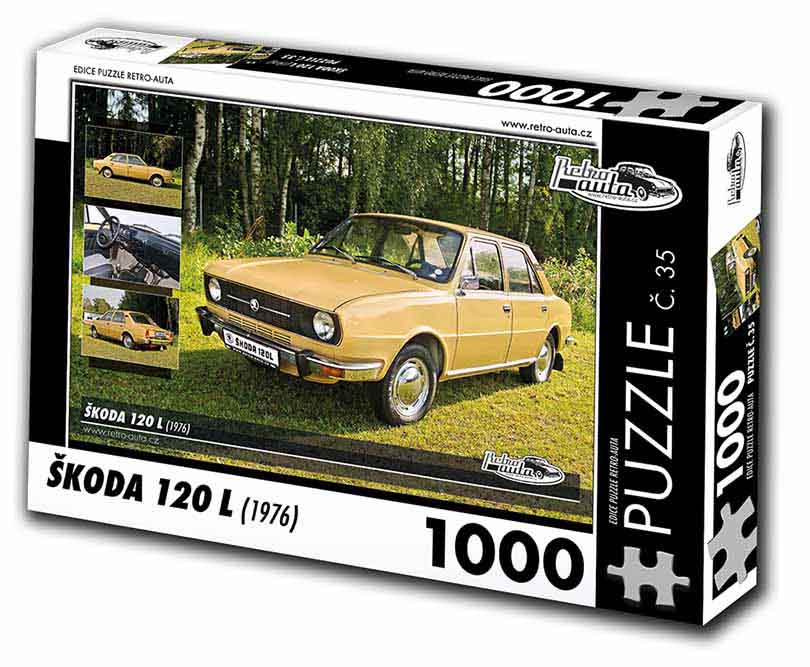 Puzzle č. 35 - Škoda 120 L 1976 - 1000 dílků