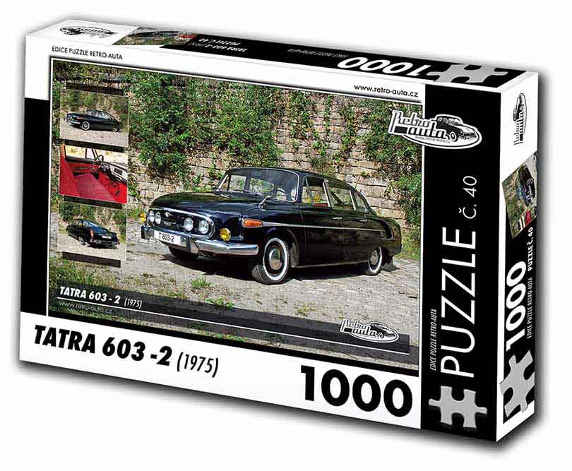 Puzzle č. 40 - Tatra 603-2 1975 - 1000 dílků