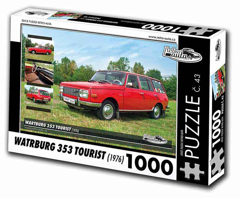 Puzzle č. 43 - Wartburg 353 Tourist 1976 - 1000 dílků