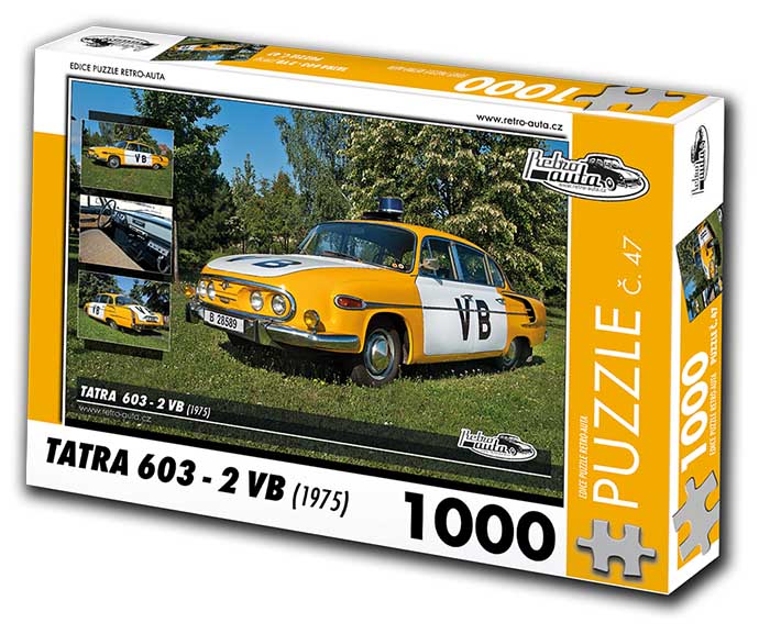 Puzzle č. 47 - Tatra 603-2 VB 1975 - 1000 dílků