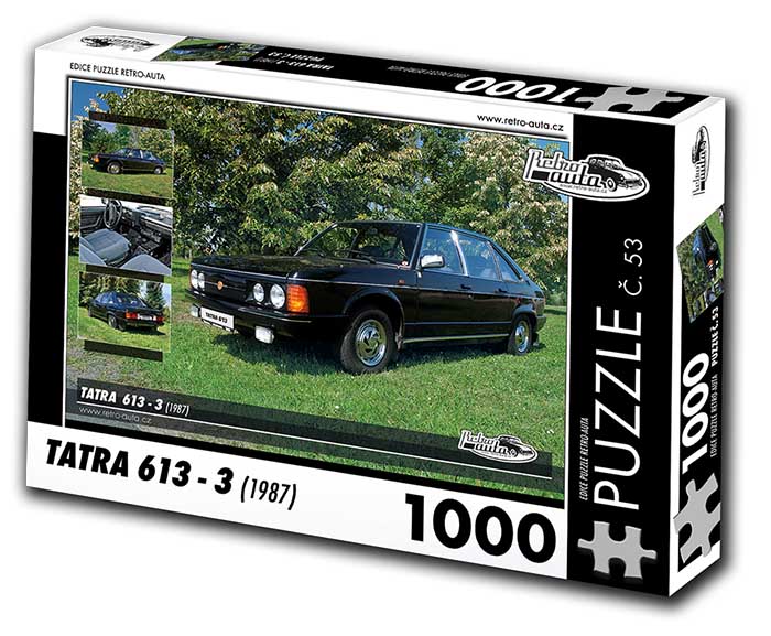 Puzzle č. 53 - Tatra 613-3 1987 - 1000 dílků