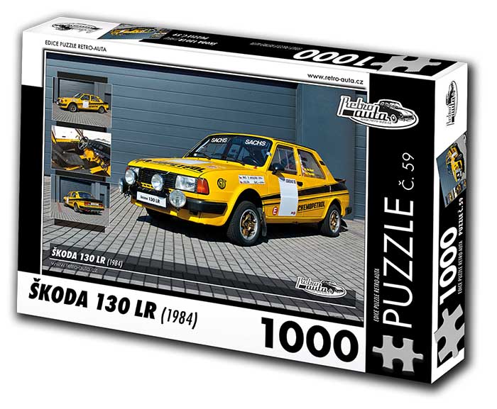 Puzzle č. 59 - Škoda 130 LR 1984 - 1000 dílků