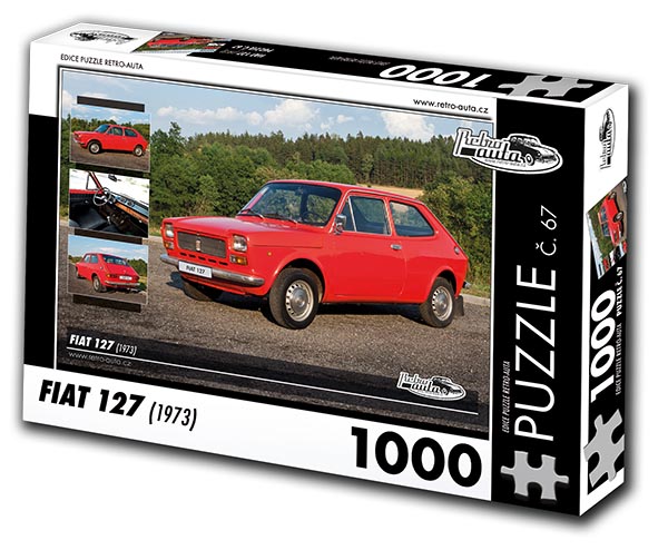 Puzzle č. 67 - Fiat 127 1973 - 1000 dílků