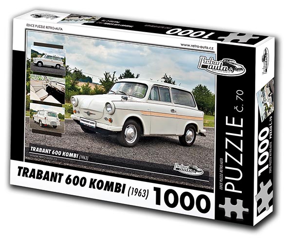 Puzzle č. 70 - Trabant 600 Kombi 1963 - 1000 dílků