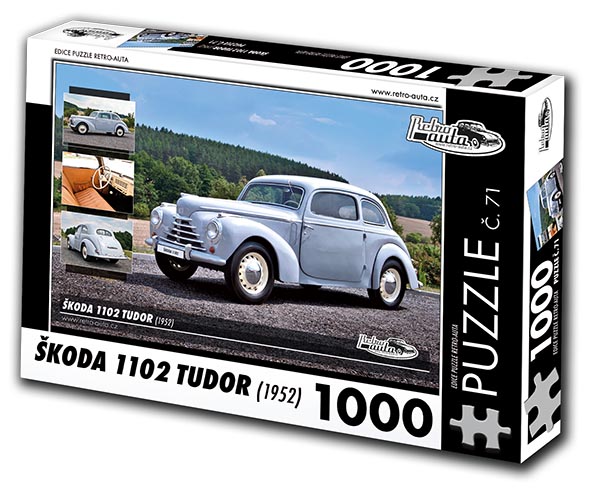 Puzzle č. 71 - Škoda 1102 Tudor 1952 - 1000 dílků