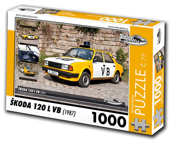 Puzzle č. 77 - Škoda 120 L VB 1987 - 1000 dílků