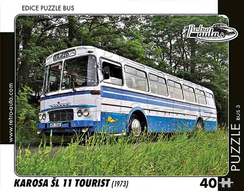 Puzzle bus č. 3 - Karosa ŠL 11 Tourist 1973 - 40 dílků