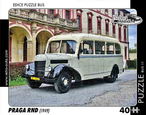 Puzzle bus č. 11 - Praga RND 1949 - 40 dílků