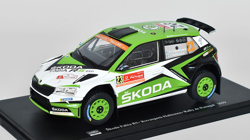 Škoda Fabia R5 #23 Rally de Portugal 2019 - 1:24 - časopis s modelem Hachette