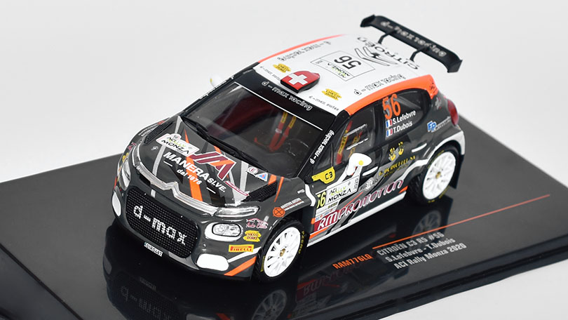 Citroen C3 R5 #56 ACI Rallye Monza 2020 Lefebvre/Dubois 1:43 - IXO Models