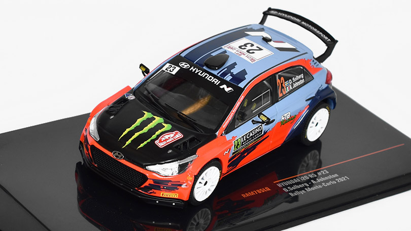 Hyundai i20 R5 #23 Rallye Monte-Carlo 2021 Solberg/Johnston 1:43 - IXO Models 