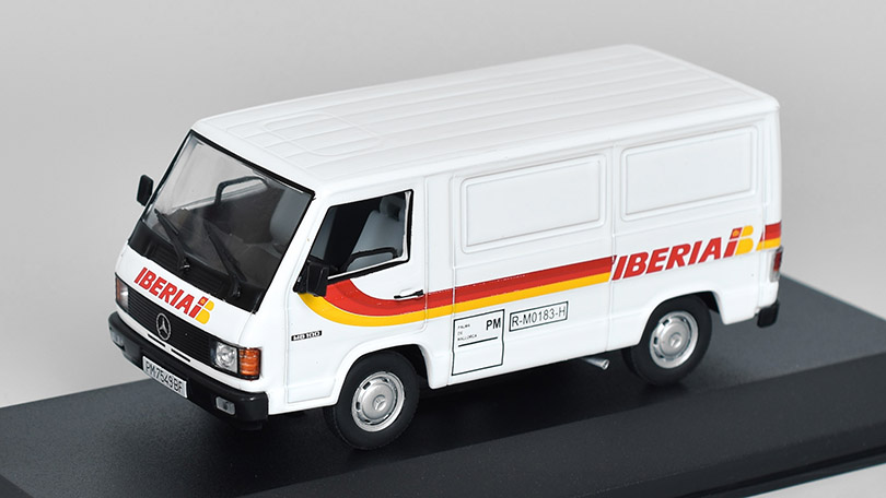 Mercedes-Benz MB100 Iberia 1990 1:43 - časopis AutoModels s modelem