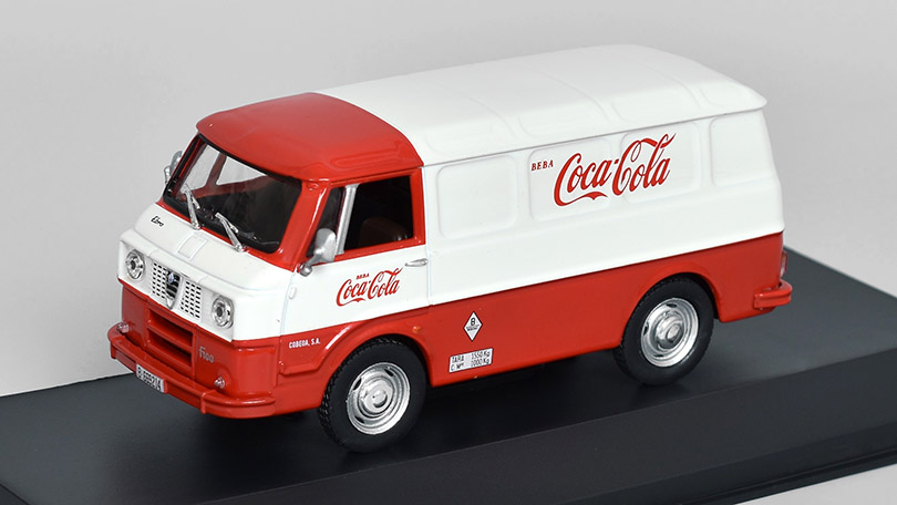 Ebro F-100 Coca-Cola 1969 1:43 - časopis AutoModels s modelem 