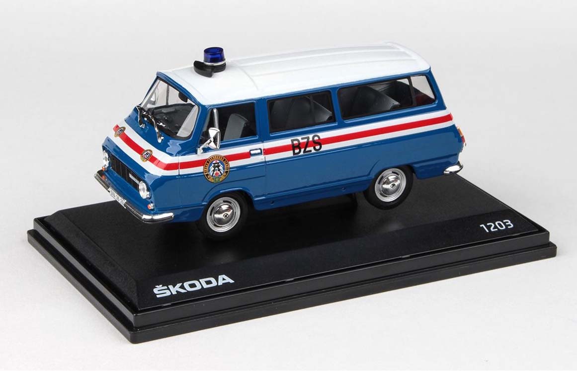 Škoda 1203 Báňská Záchranná Služba 1974 1:43 - Abrex