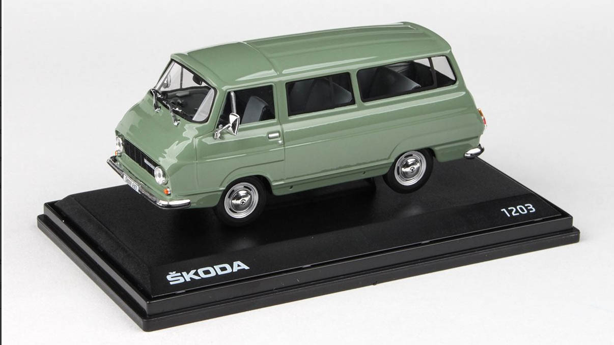 Škoda 1203 1974 - Zelená Pastelová 1:43 - Abrex