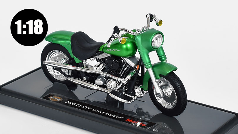 Harley-Davidson FLSTF Street Stalker 2000 1:18 - Maisto