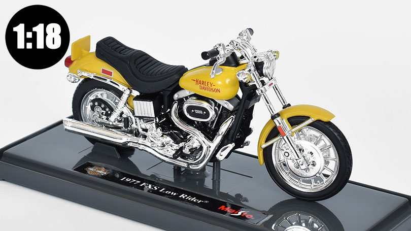 Harley-Davidson FXS Low Rider 1977 1:18 - Maisto