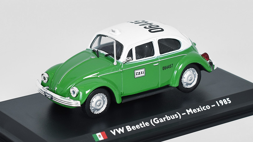 Volkswagen Beetle Garbus Taxi Mexico City 1985 - 1:43 časopis s modelem