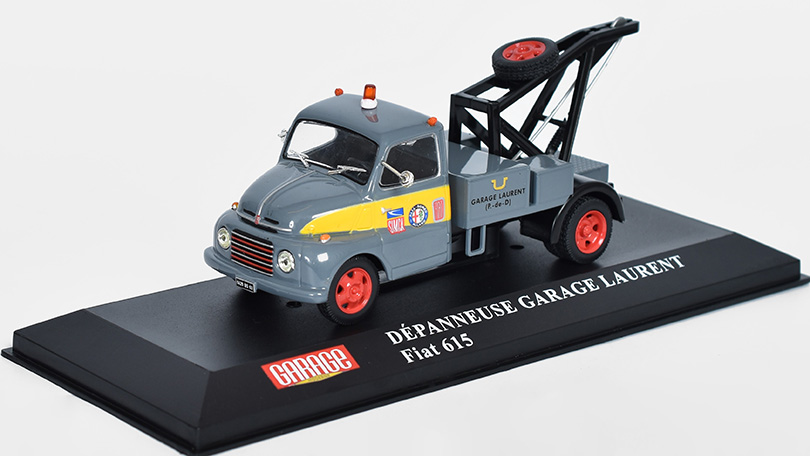 Fiat 615 Depanneuse Garage Laurent 1:43 - Hachette časopis s modelem 