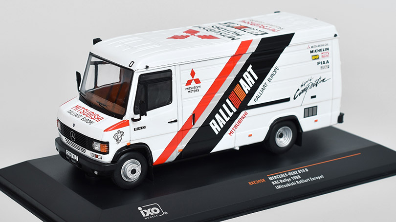 Mercedes-Benz 609 D Mitsubishi RalliArt Europe Rally Assistace 1:43 - IXOModels 