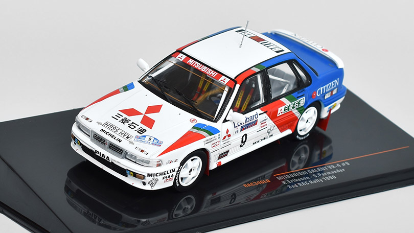 Mitsubishi Galant VR-4 #9 Eriksson-Parmander RAC Rally 1990 1:43 - IXO Model