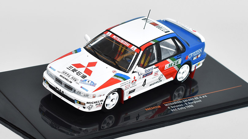 Mitsubishi Galant VR-4 #4 Vatanen-Berglund RAC Rally 1990 1:43 - IXO Model