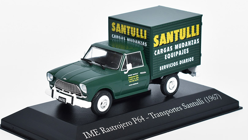 IME Rastrojero P64 - Transportes Santulli 1967 - 1:43 časopis s modelem