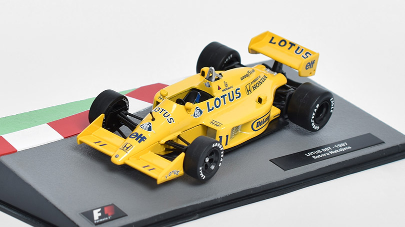 Lotus 99T #11 1987 Satoru Nakajima "Lotus" - 1:43 časopis s modelem