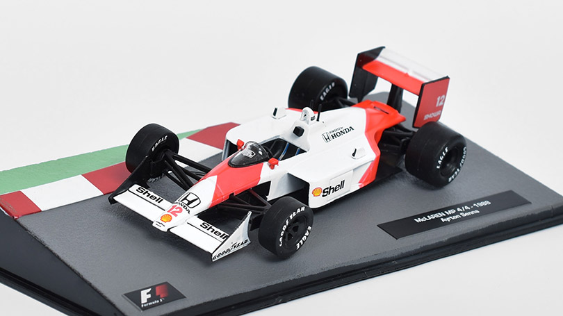 McLaren MP 4/4 #12 1988 Ayrton Senna - 1:43 Formula 1 Cars časopis s modelem