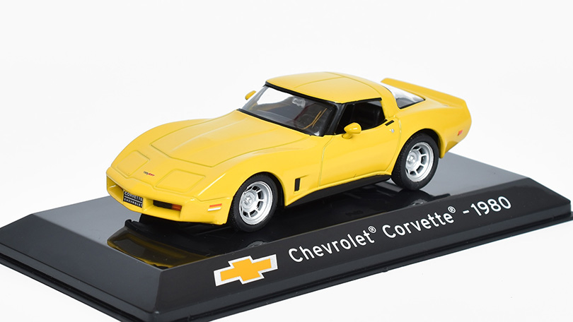 Chevrolet Corvette 1980 1:43 - Altaya časopis s modelem