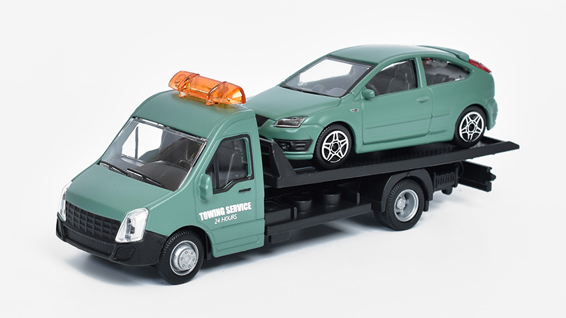 Mercedes Sprinter s modelem Ford England Focus 2011 - 1:43 Bburago