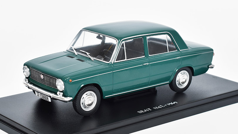 Seat Fiat 124L 1969 1:24 - Atlas časopis s modelem