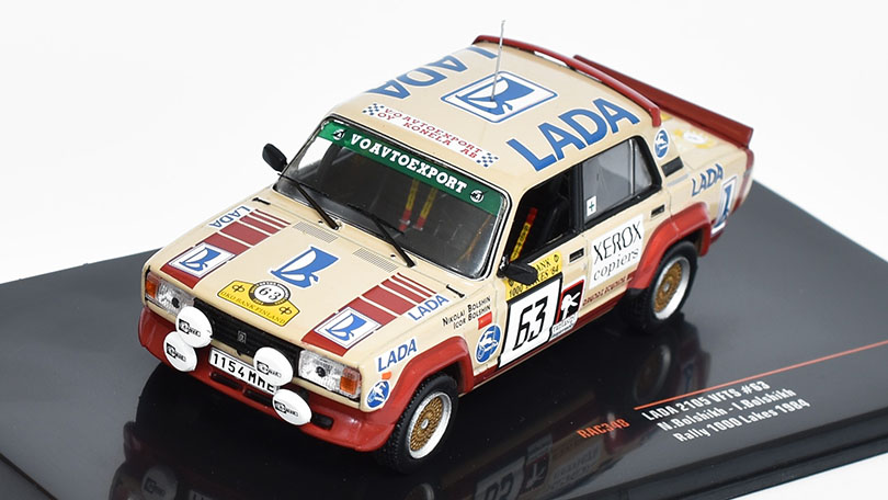 Lada 2105 #63 Rallye WM, VFTS, Rallye 1000 Lakes 1:43 - IXO Models 