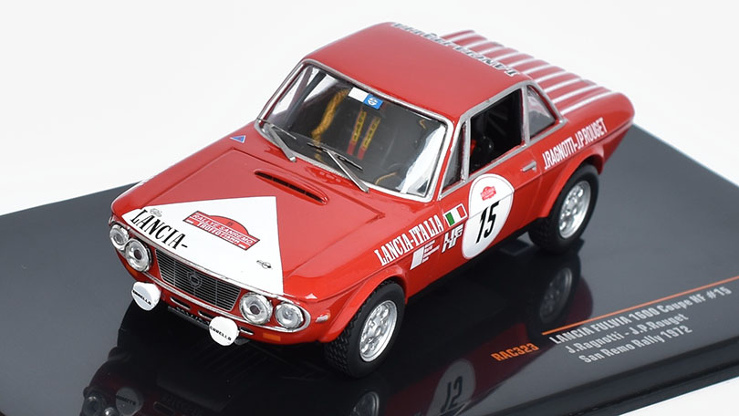 Lancia Fulvia 1600 Coupe HF #15 San Remo Rally 1972 1:43 - IXO Models 