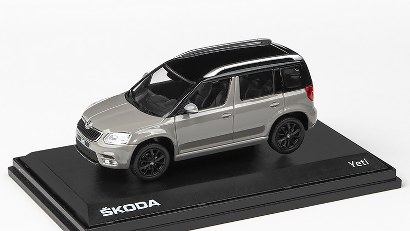 Škoda Yeti FL 2013 Šedá Steel Uni 1:43 - Abrex